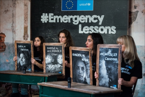 #EmergencyLessons, importanța educației în rândul copiilor aflați în situații de urgență