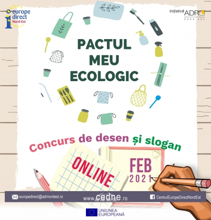 „Pactul meu ecologic” – concurs de desen și slogan