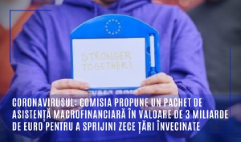 Coronavirusul: Comisia propune un pachet de asistență macrofinanciară în valoare de 3 miliarde de euro pentru a sprijini zece țări învecinate