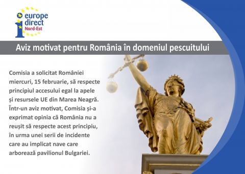 Aviz motivat pentru România în domeniul pescuitului