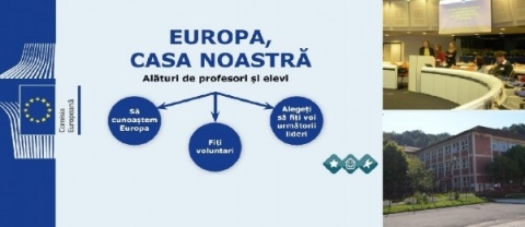 Uniunea Europeană ajunge în școlile și liceele din România prin noua inițiativă „Europa, Casa noastră”