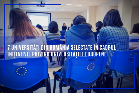 7 universități din România selectate în cadrul Inițiativei privind Universitățile Europene