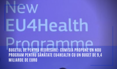 Bugetul UE pentru redresare: Comisia propune un nou Program pentru sănătate EU4Health cu un buget de 9,4 miliarde de euro