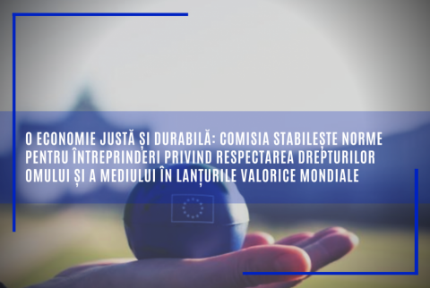 O economie justă și durabilă: Comisia stabilește norme pentru întreprinderi privind respectarea drepturilor omului și a mediului în lanțurile valorice mondiale