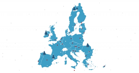 Joc de iarnă despre capitalele europene