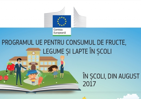 Lapte, fructe și legume pentru școlarii din Uniunea Europeană