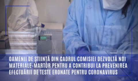 Oamenii de știință din cadrul Comisiei dezvoltă noi materiale-martor pentru a contribui la prevenirea efectuării de teste eronate pentru coronavirus