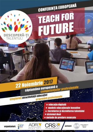 Conferința Europeană Teach for Future – Educația viitorului