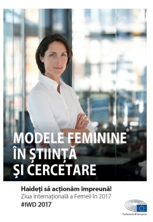 Dezbaterea "Modele feminine în știință și cercetare"